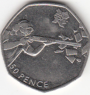 Great Britain UK 50p Coin Shooting 2011 (Small Format) Circulated - 50 Pence