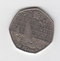 Great Britain UK 50p Coin Sailing  2011 (Small Format) Circulated - 50 Pence
