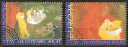 Vatican Vatikaan 2002 Yvertn° 1270-1271 (°) Oblitéré Cote 3,25 Euro Cept Le Cirque - Usados