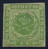 DINAMARCA 1854/64 - Yvert #5 - MLH * - Unused Stamps