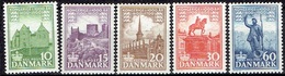 DENMARK  #  FROM 1953-54 STAMPWORLD 352-56** - Unused Stamps