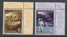 Europa Cept 2000 Yugoslavia 2v (corner) ** Mnh (39455B) KNOCK OUT PRICE - 2000