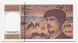 1 BILLET  DE  20 FRS    DEBUSSY  N111 - 20 F 1980-1997 ''Debussy''