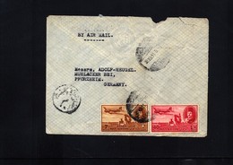 Egypt  Interesting Airmail Letter To Germany - Briefe U. Dokumente