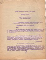 VP12.728 - PARIS - Acte De 1955 - Entre La S.N.C.F Ligne De VIERZON à MONTAUBAN X FORGES & La Sté Des Acièries - Ferrovie