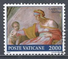 Vatican City 1991. Scott #880 (U) Painting Of The Sistine Chapel, Azor * - Usados