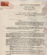 VP12.730 - PARIS - Acte De 1959 - Entre La S.N.C.F Ligne De BOURGES à ARGENT X ASNIERES & La Sté HUET & BRIAU à TOURS - Ferrovie