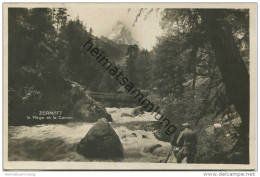 Zermatt - La Viège Et Le Cervin - Foto-AK - Edition Perrochet-Matile Lausanne Gel. 1929 - Viège