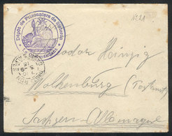 636 FRANCE: "Cover With Free Frank For Prisoners Of War Sent From Sisteron To Germany On 3/SE/1915, With Violet Mark ""D - Autres & Non Classés