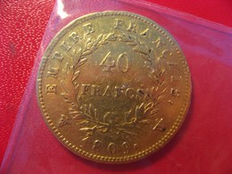 Napoléon Ier - 40 Francs 1809 W - 40 Francs (oro)