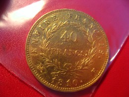Napoléon Ier - 40 Francs 1810 K - 40 Francs (or)