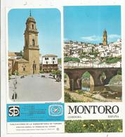 Dépliant Touristique, 6 Pages , Espagne , Espana , MONTORO, 2 Scans ,   Frais Fr :1.45 E - Dépliants Touristiques