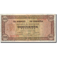 Billet, Espagne, 50 Pesetas, 1938, 1938-05-20, KM:112a, TB+ - 50 Pesetas