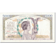 France, 5000 Francs, 1942, 1942-03-05, TTB+, Fayette:46.34, KM:103a - 5 000 F 1934-1944 ''Victoire''