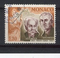 MONACO - Y&T N° 697° - Centenaire De Monte-Carlo - Gabriel Fauré Et Maurice Ravel - Gebruikt