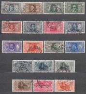 Italy Colonies General Issues, 1932 Sassone#11-22 And Posta Aerea Sassone#A8-A13 Mi#1-18 Used - Amtliche Ausgaben