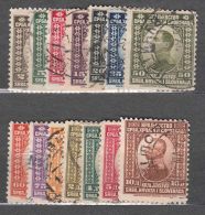 Yugoslavia Kingdom King Peter I And Alexander 1921 Mi#145-158 Used - Used Stamps