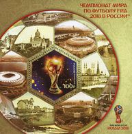 Russia 2018 M/S FIFA Football World Cup Stadiums Soccer Architecture Sports Geography Places Block Stamps MNH - Colecciones