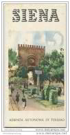 Siena 50er Jahre - Faltblatt Mit 23 Abbildungen Teilweise Illustriert A. Pezzini Und G. Frattini - Italy