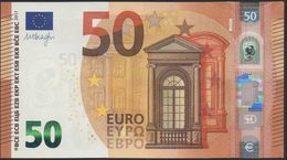 50 EURO ITALIA  SC  S021  Ch. "40"  - DRAGHI   UNC - 50 Euro