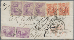 00552 Argentinien: 1876 Triple-rate Cover From Buenos Aires To London Per S/s "Cotopaxi" Via Liverpool, Fr - Sonstige & Ohne Zuordnung