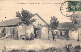 18-AVORD- CAMP, BUREAU DE POSTE ET BUREAU DE TABAC - Avord