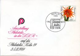 (FC5) DDR Amtl. GZS-Umschlag U 10  1,35(M) Mehrfarbig "Philatelia Köln 89" ESSt 17.10.1989 BERLIN - Enveloppes - Oblitérées