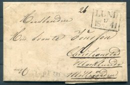 1841 Sweden Entire Lund - Christianstad - ... - 1855 Prephilately