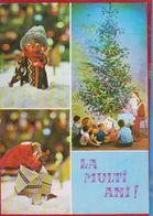 DOLLS SANTA CLAUS ROMANIA POSTAL STATIONERY - Dolls