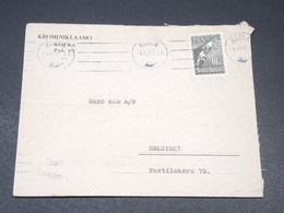 FINLANDE - Enveloppe De Kotka Pour Helsinki En 1947 - L 19631 - Briefe U. Dokumente