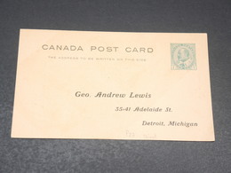 CANADA - Entier Postal Repiqué Non Circulé - L 19817 - 1903-1954 Kings