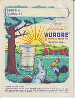 Protège-Cahier -- AMORA . La Moutarde De Dijon - "AURORE" Léger, Lumineux, Le Nouveau Verre Fin - Voir Les 4 Scannes - Senf