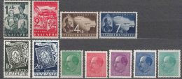 Bulgaria 1940 Mi#389-390 And Mi#391-394 And Some Additional Stamps, Mint Never Hinged - Neufs