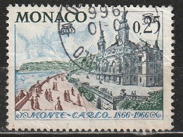 # Monaco 1966 Casino Of Monte Carlo - Anniversari E Giubilei | Casinò | Edifici - Gebruikt