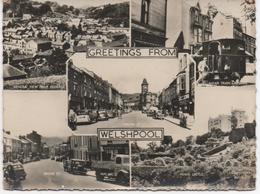 REAL PHOTOGRAPHIC MULTI VIEW - GREETINGS FROM WELSHPOOL - Montgomeryshire