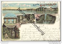 Rheinsberg - Park - Hotel Zum Rathskeller - Billardbrücke - Total - Rheinsberg