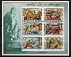 BURUNDI  Scott # C 228-30a** VF MINT NH Sheet Of 6 SS-259 - Ongebruikt