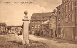 Herve - Rue Du Collège Marie-Thérèse (animée, Pompe, Canon) - Herve