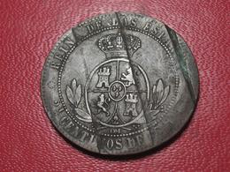 Espagne - 2 1/2 Centimos 1867 OM 2939 - First Minting