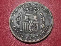 Espagne - 5 Centimos 1879 OM 2933 - First Minting