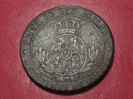 Espagne - 5 Centimos De Escudo 1868 OM 2947 - First Minting