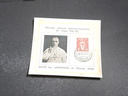 VATICAN - Document Philatélique De 1939 - L 20327 - Briefe U. Dokumente