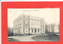 80 HORNOY Le BOURG Cpa Animée Le Chateau  Edit Brotonne - Hornoy Le Bourg