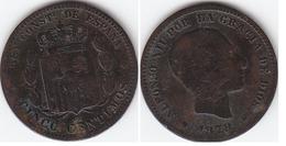 ESPAGNE 5 CENTIMOS ALFONSO XII 1878 - First Minting