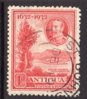 Antigua GV 1932 Tercentenary Issue 1d Scarlet, Used, SG 82 - 1858-1960 Kolonie Van De Kroon