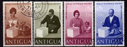 Antigua 1971 20th Anniversary Of Adult Suffrage Set Of 4, Used, SG 296/9 - 1960-1981 Ministerial Government