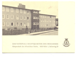 5000 KÖLN, Nationales Hauptquartier Der Heilsarmee, Salierring 23, Klapp-Karte - Dippoldiswalde