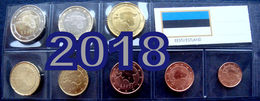 2018 ESTLAND , ESTONIA Münzen 1 Cent - 2 Euro 3,88 Eiro 2018 COINS UNZ / UNC FULL  SET - Estonia