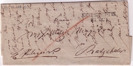 Pommern Germany Poland 1833, Pommern Letter From Neustettin - Szczecinek To ... Correspondence. W222. - ...-1860 Prephilately