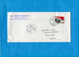 MARCOPHILIE-lettre-Saint Marin-->Françe-cad "DOGANA" 1987-stamps N°1151 Auto-car- 15ème Rallye - Lettres & Documents